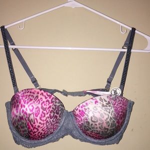 Pink bra!
